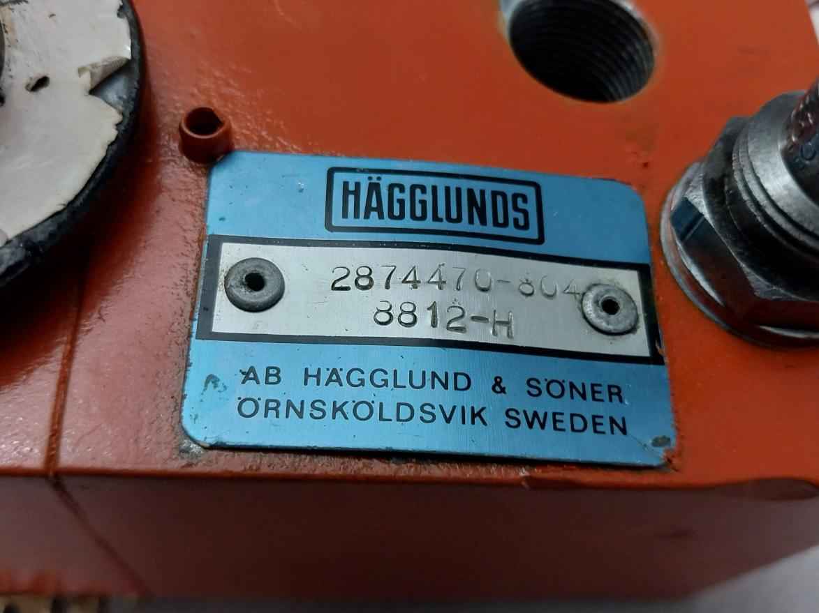 Hagglund & Soner 2874470-804 Hydraulic Valve Block Assembly 8812-h