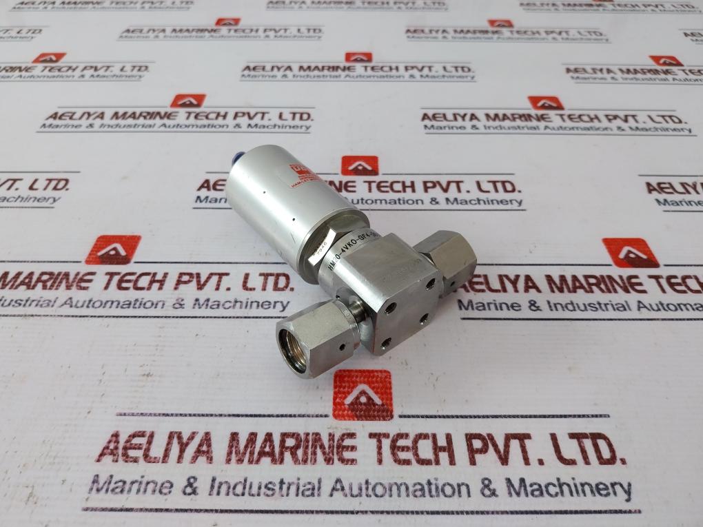 Ham-let Hm20-4Vko-gf4-300Psi Pneumatic Diaphragm Valve 0.4~0.6 Mpag Ss316L Used