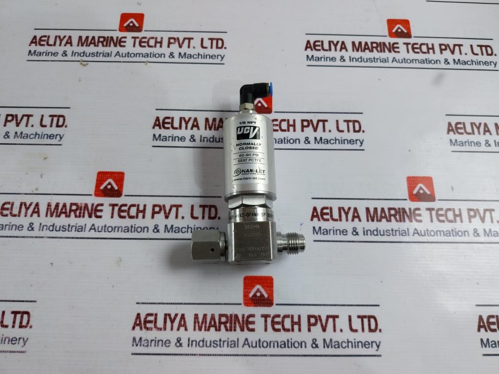 Ham-let Hm20-4Vkc-gf4M4-sp-300Psi Pneumatic Diaphragm Valve 1/8 Npt Kg1