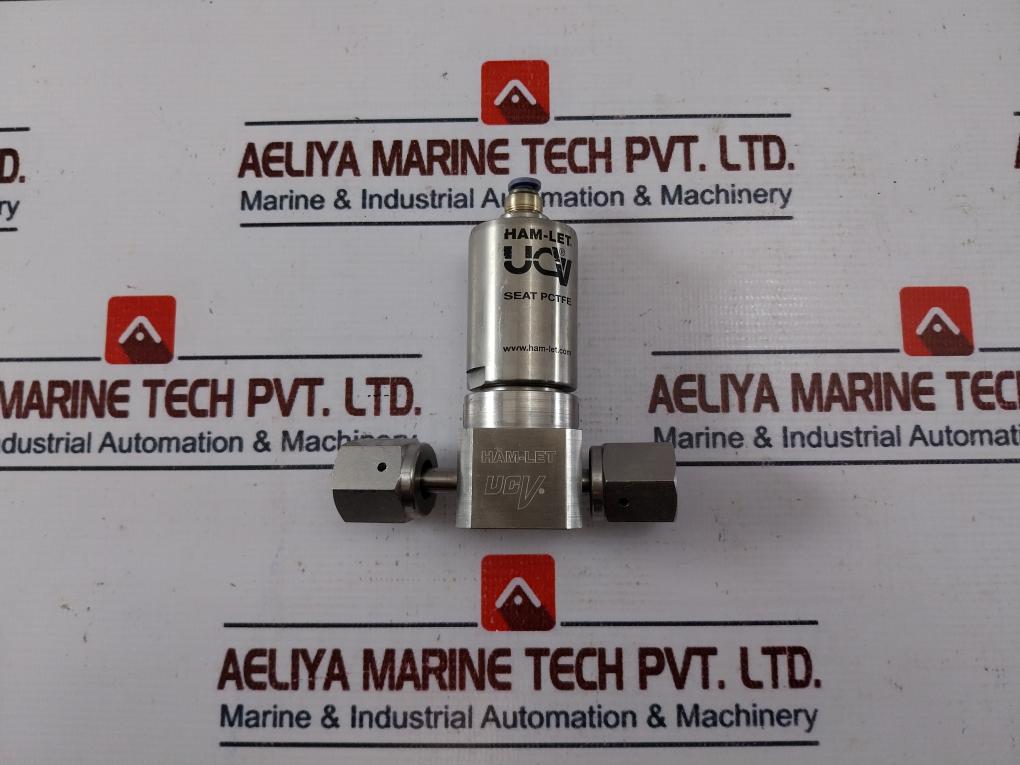 Ham-let Hm20-4Vklc(Npt)-gf4-150Psi Pneumatic Diaphram Valve 7158-n, 60-90 Psi
