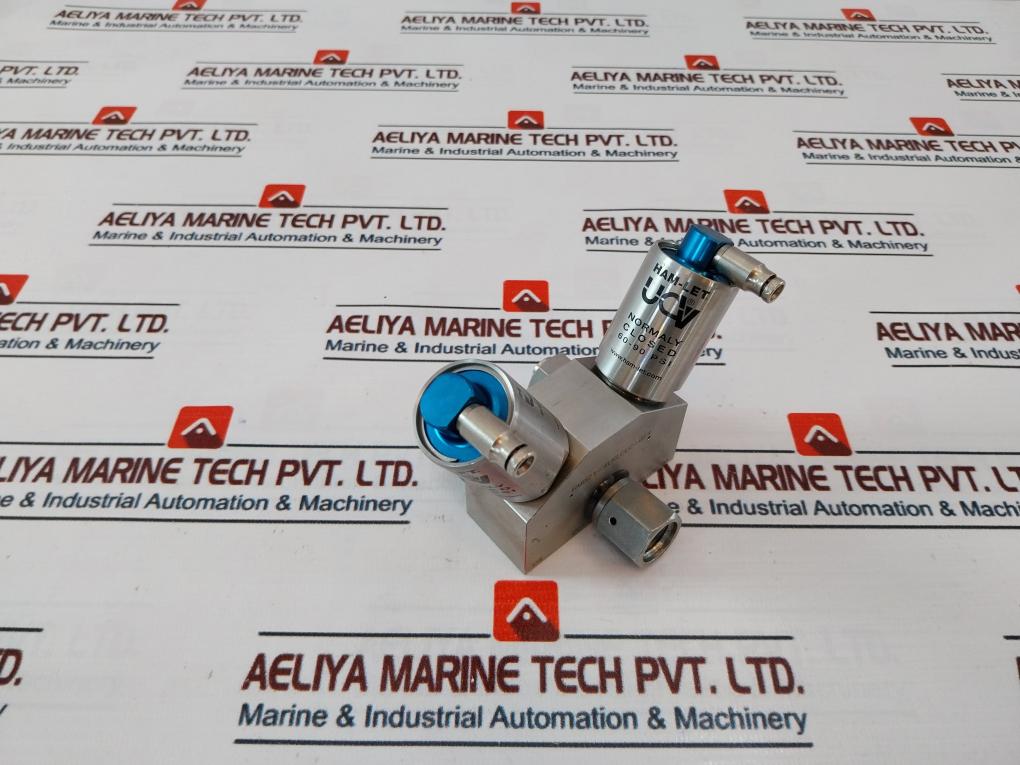 Ham-let Hmb21-4Lklclc-gf4 Dual Head Valve Ham-let 60-90 Psi 0189-n
