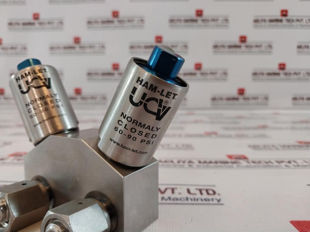 Ham-let Hmb21-4Lklclc-gf4 Dual Head Valve 0189-n