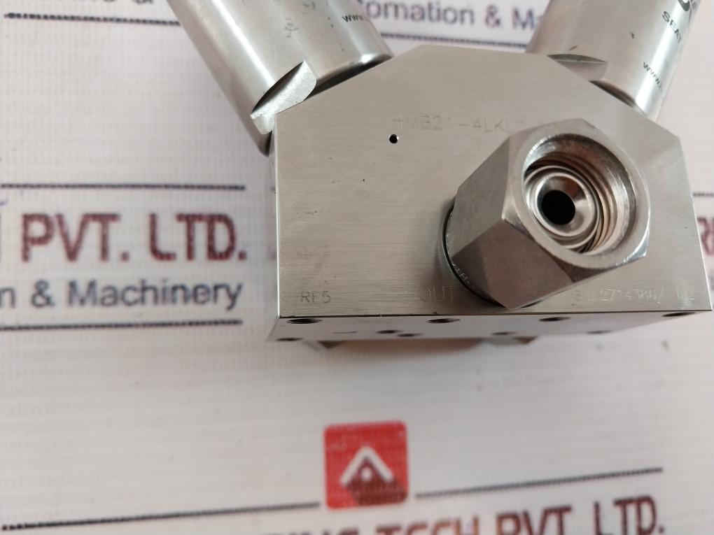 Ham-let Hmb21-4Lklclc-gf4 Dual Head Valve 0189-n