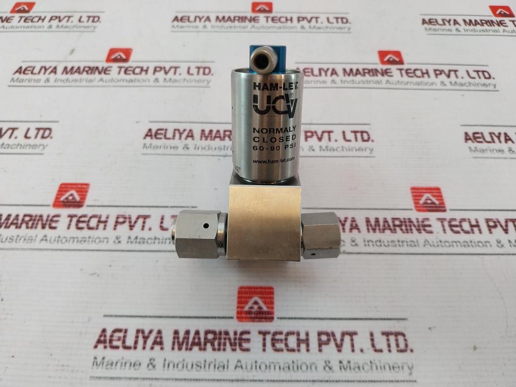 Ham-let Hmb21-4Vklclc-gf4 Normally Closed Valve Htc-316 Jc8 60-90 Psi
