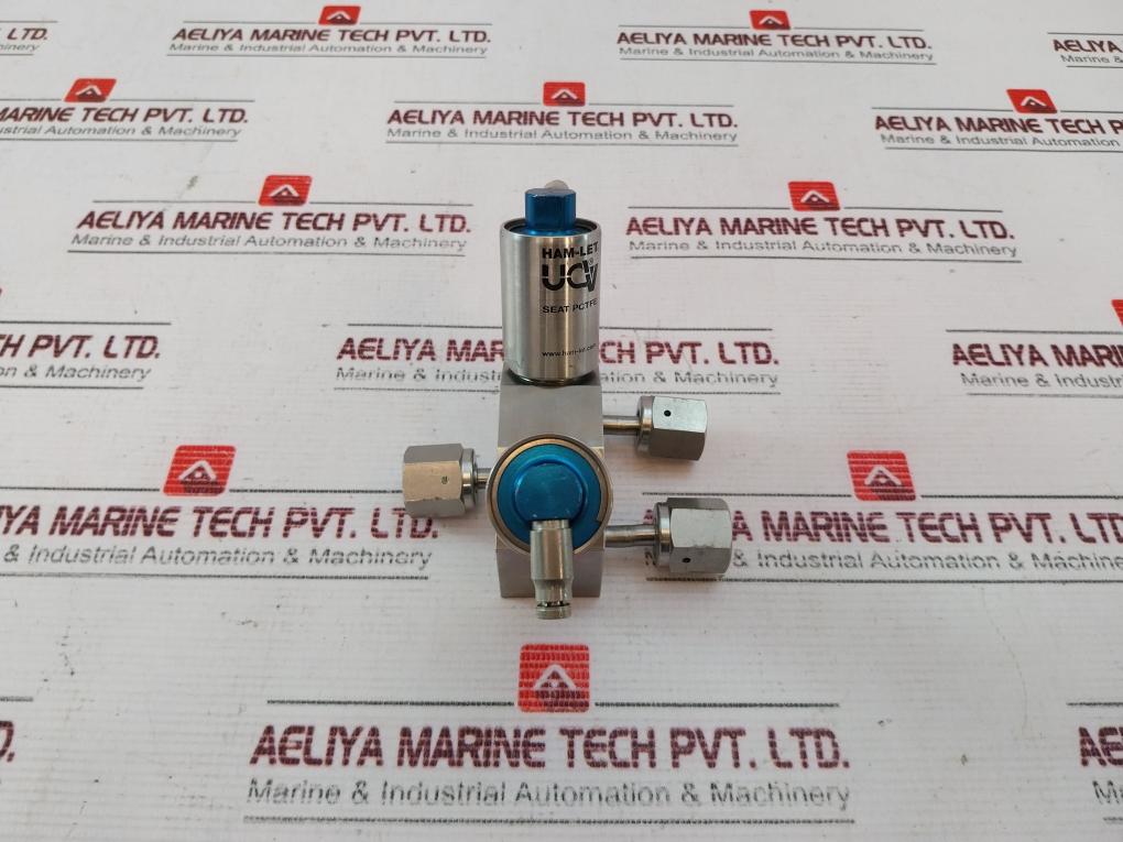 Ham-let Hmb21-4Vklclc-gf4 Normally Closed Valve Htc-316 Jc8 60-90 Psi