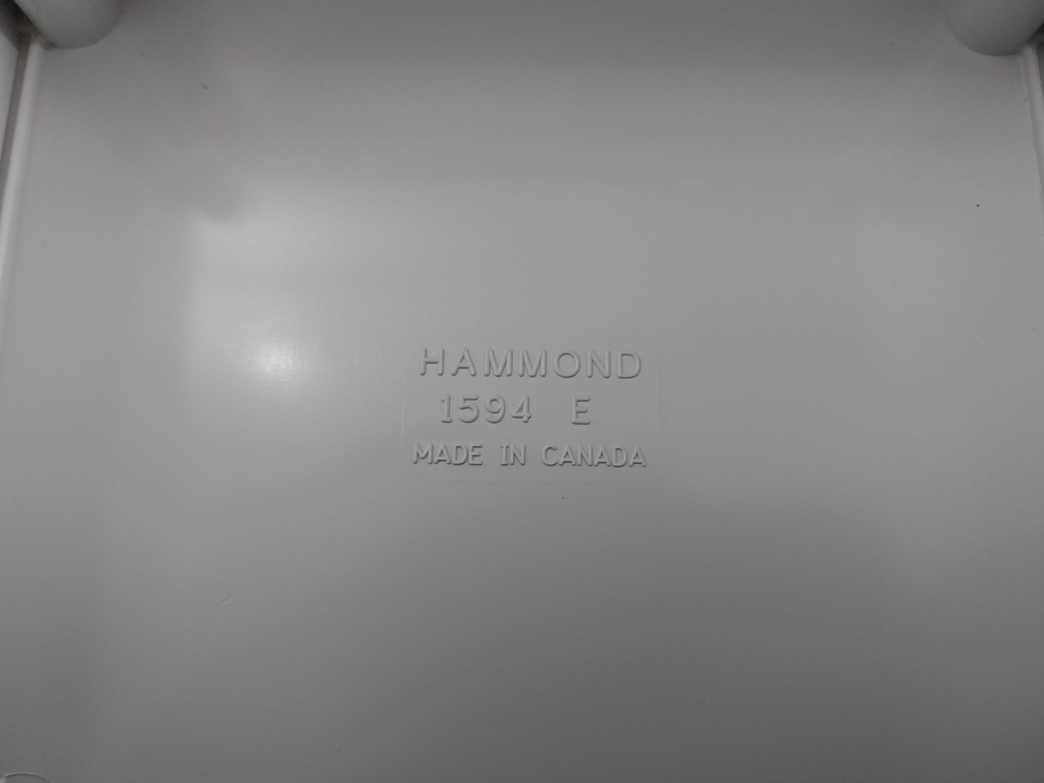 Hammond 1594Egy Grey Pc Plastic Abs Enclosure.