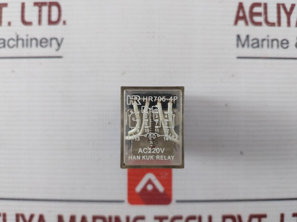 Han Kuk Hr705-4P Relay Ac220V 24Vdc