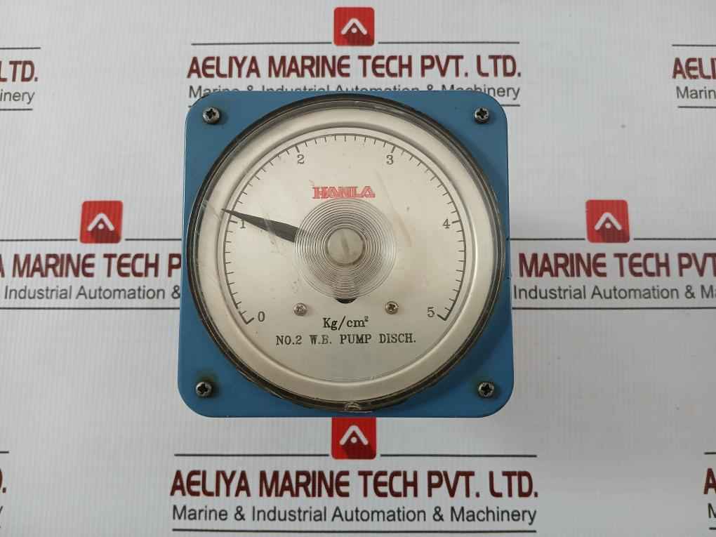 Analog D.C. Ammeter 500V Hanla 0-5 Kg/Cm2