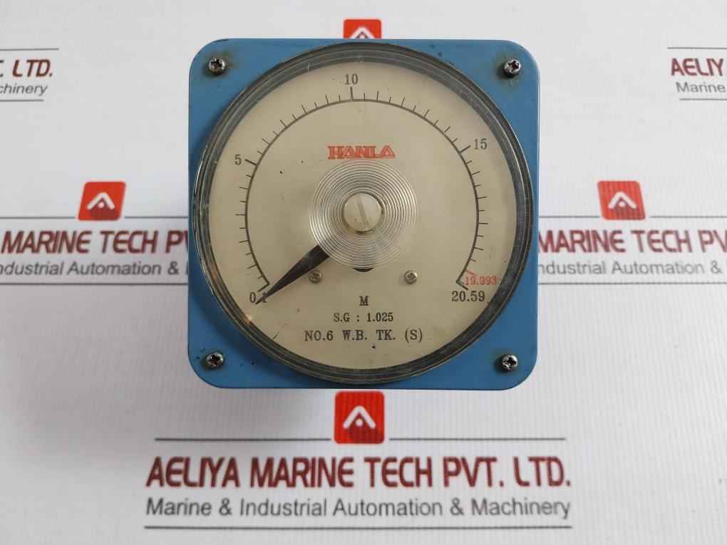 Hanla Analog Tank Level Indicator 0.1-20.59 M 500V