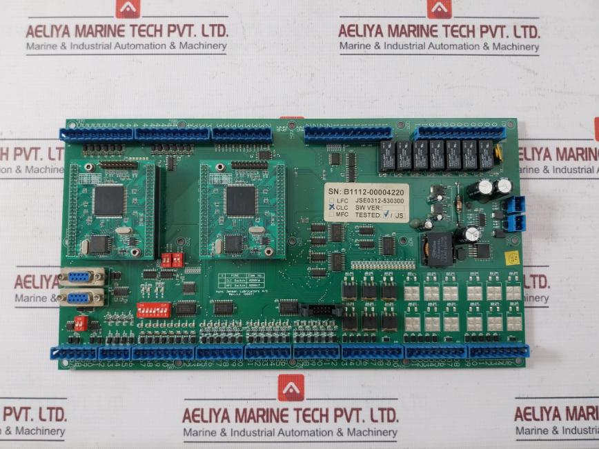Hans Jensen Lubricators 820016 Printed Circuit Board Rev.1.1 Clc Switch