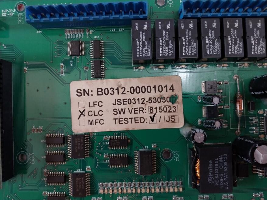 Hans Jensen Lubricators 820016 Printed Circuit Board Rev.1.1