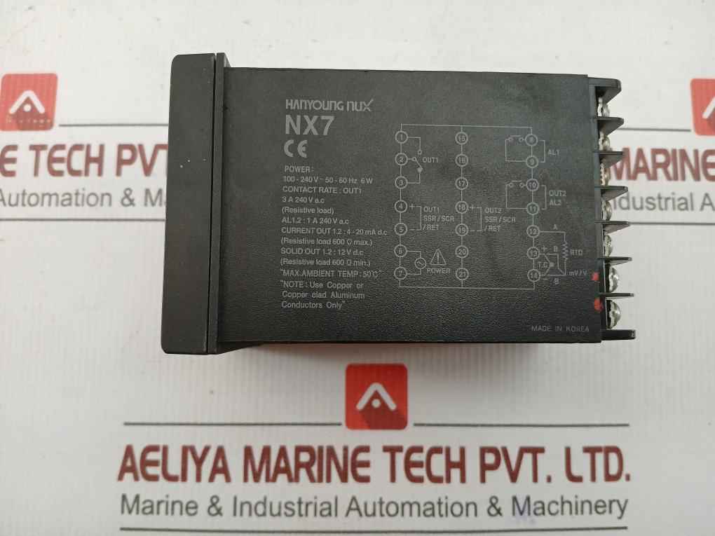 Hanyoung Nux Digital Temperature Controller 50-60Hz Part No Nx7_00