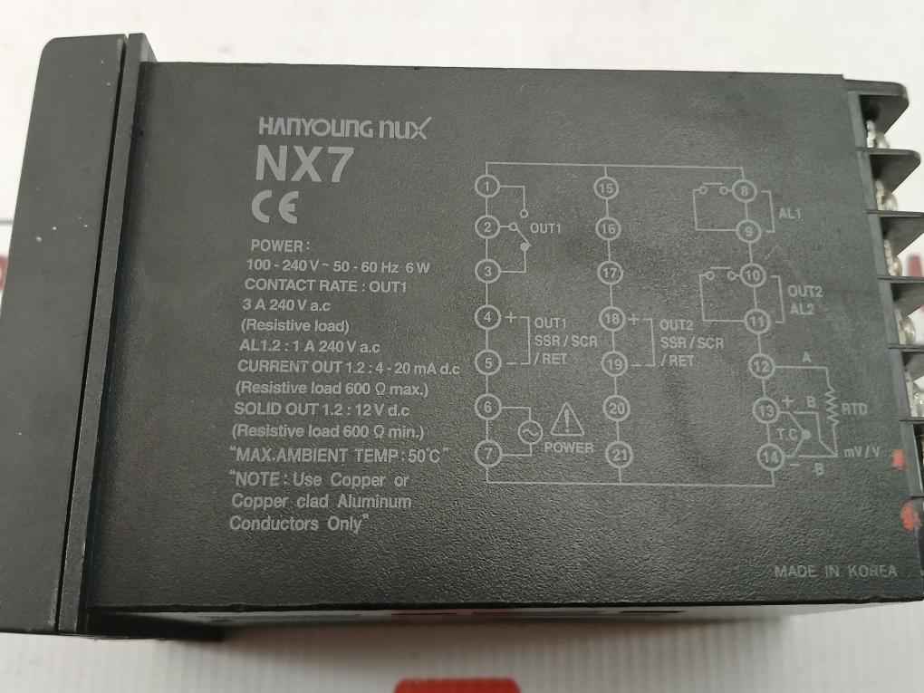 Hanyoung Nux Digital Temperature Controller 50-60Hz Part No Nx7_00