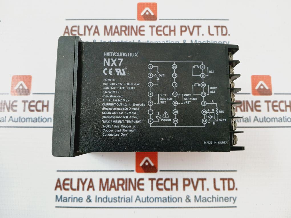 Hanyoung Nux Nx7_00_Ref Temperature Controller 100-240V~ 50-60Hz 6W