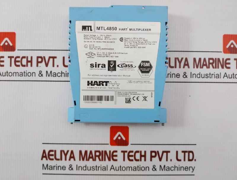 Hart Multiplexer Mtl4850 Measurement Technology 18V To 35Vdc