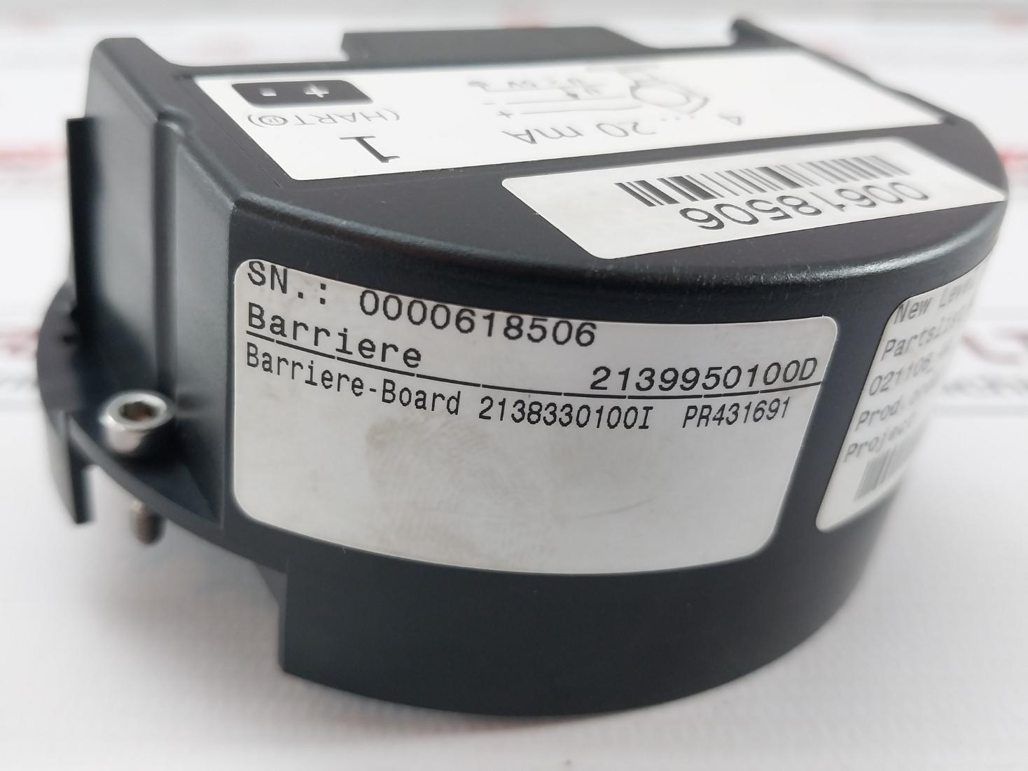 Hart Level Bg Barrier Module 4...20 Ma 2139950100D