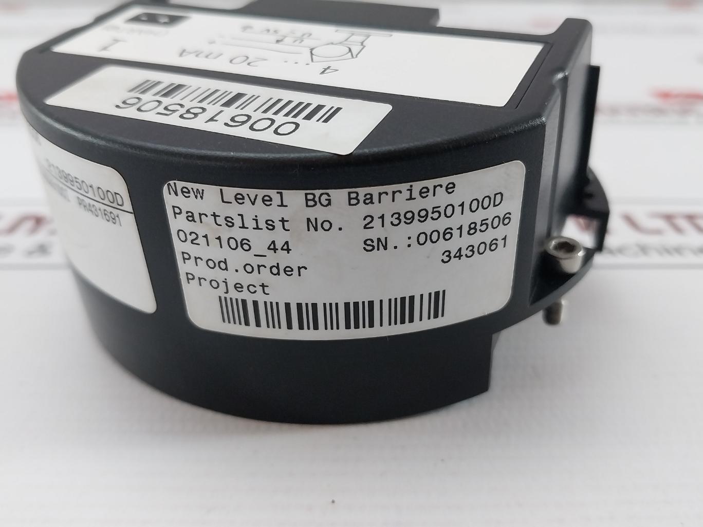 Hart Level Bg Barrier Module 4...20 Ma 2139950100D