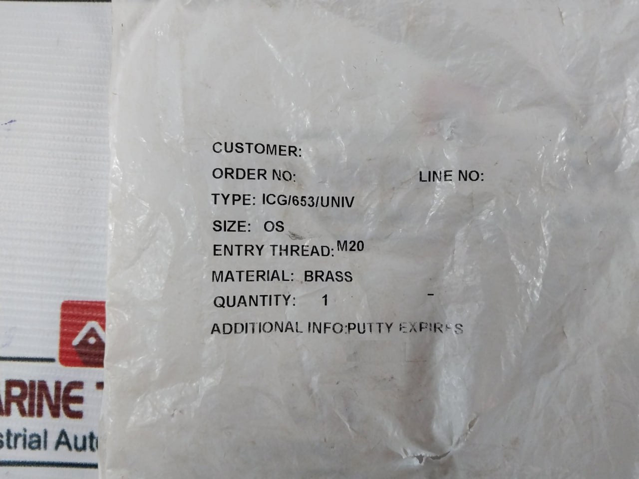 Hawke Icg/653/Univ Cable Gland M20