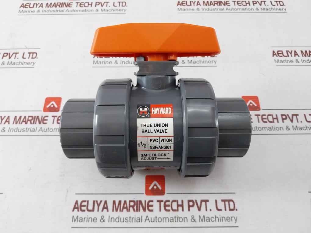 Hayward 1 1/2" Pvc True Union Ball Valve Nsf/Ansi61 94-12Mx-241