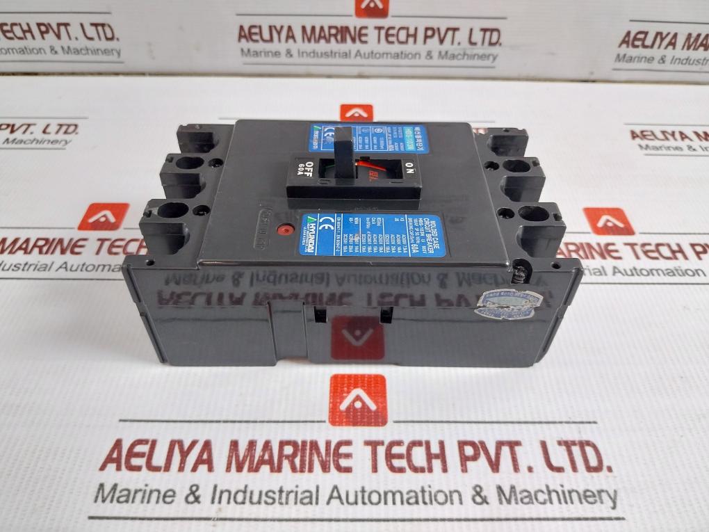Hbs-103N Molded Case Circuit Breaker 100Af 3P 50/60Hz Hyundai