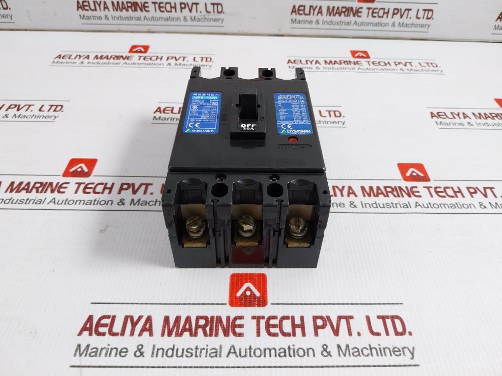 Hbs-103N Molded Case Circuit Breaker 660V 50/60Hz Hyundai