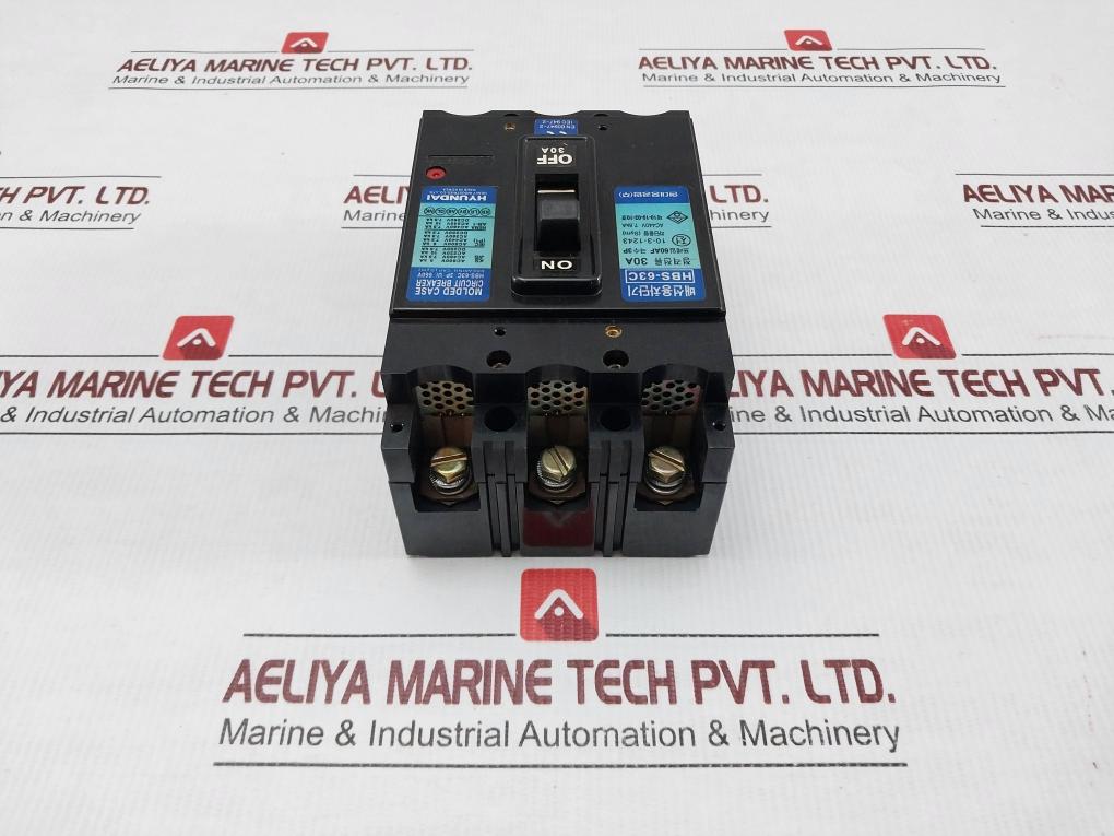 Hbs-63C-3-pole-Molded-Case-Circuit-Breaker-30A-Ac440V-7-5Ka-Hyundai-209683-4