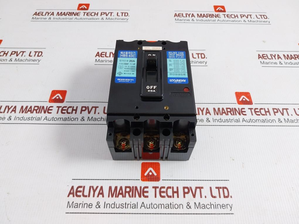 Hbs-63c-3-Pole-Molded-Case-Circuit-Breaker-By-Hyundai-20a-Ac440v-7-6