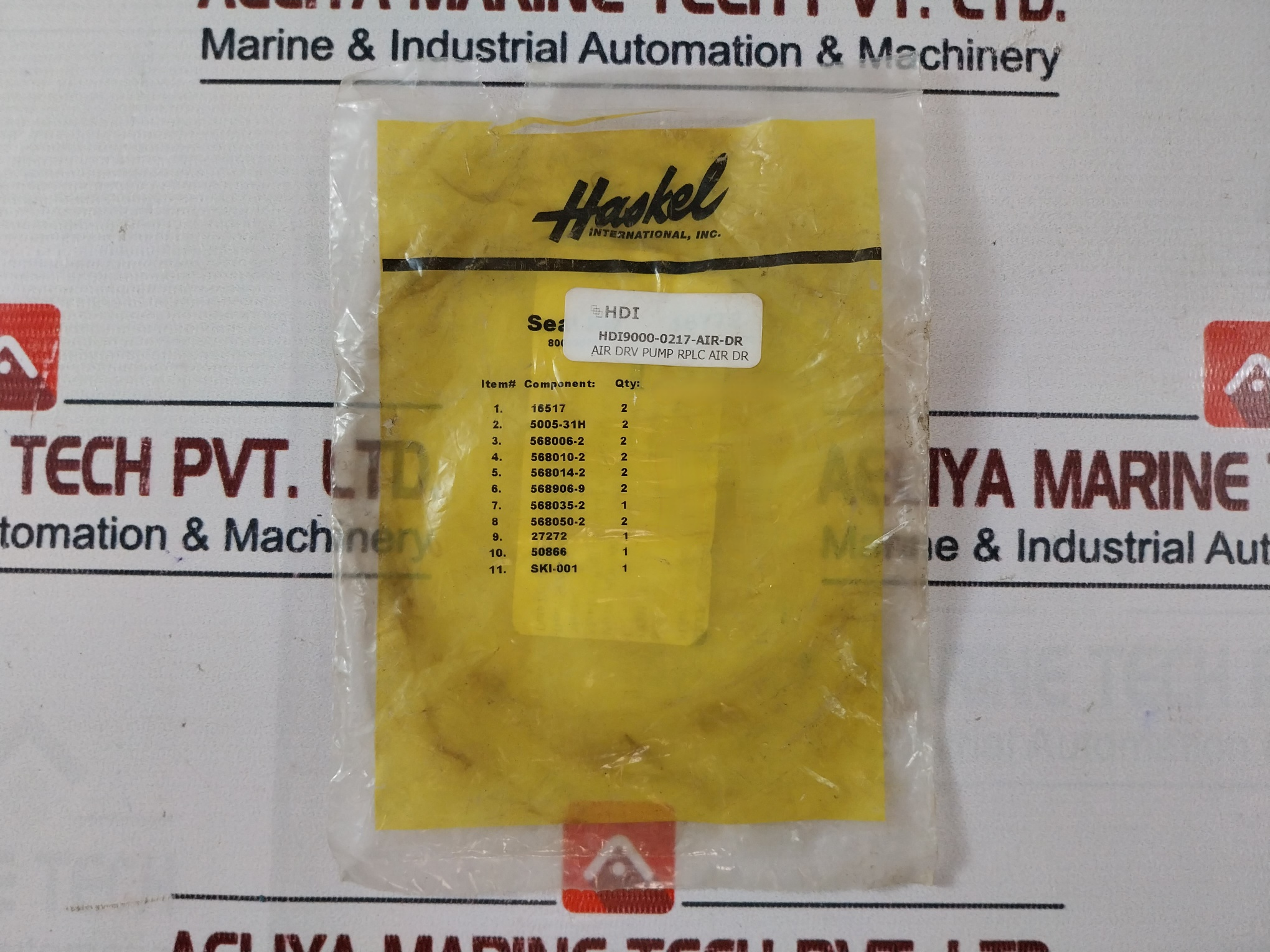 Hdi Hdi9000-0217-air-dr Seal Air Drive Sec Air Driven Pump Kit