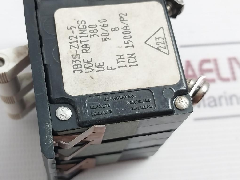 Heinemann Jb3S-z12-5 Circuit Breaker 250V 3Hab7847-1 1500A/P2