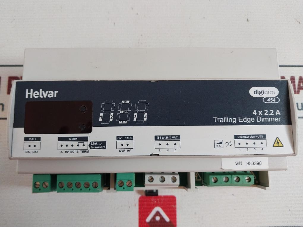 Helvar 454 Trailing Edge Dimmer 85-264 Vac