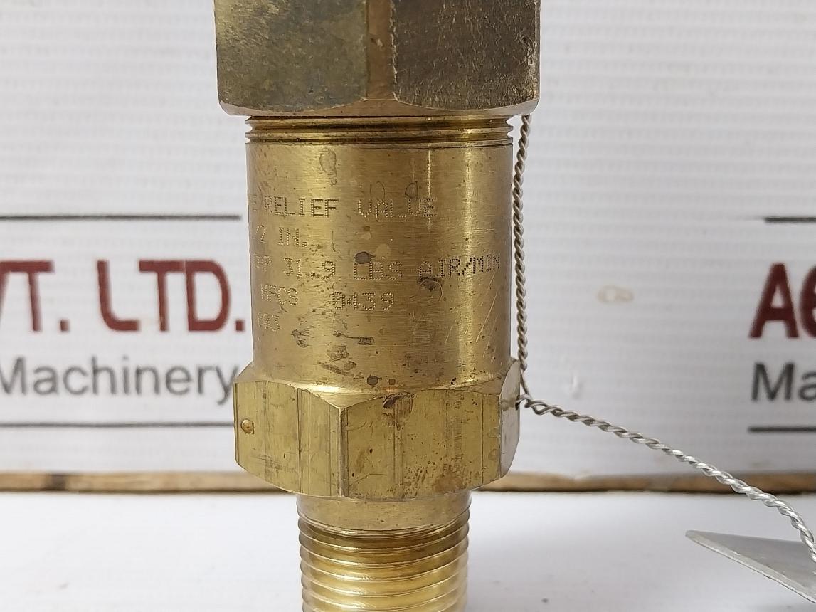 Henry 527E Pressure Relief Valve 1/2 In 400 Psi 527-400 31.9 Lbs Air/Min
