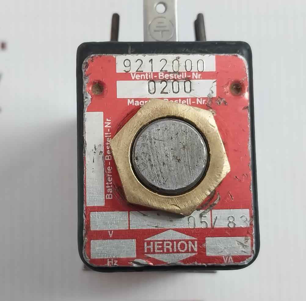 Herion 9212000 Solenoid Valve 24v Acdc 16 Va/11.5 W 3.2a