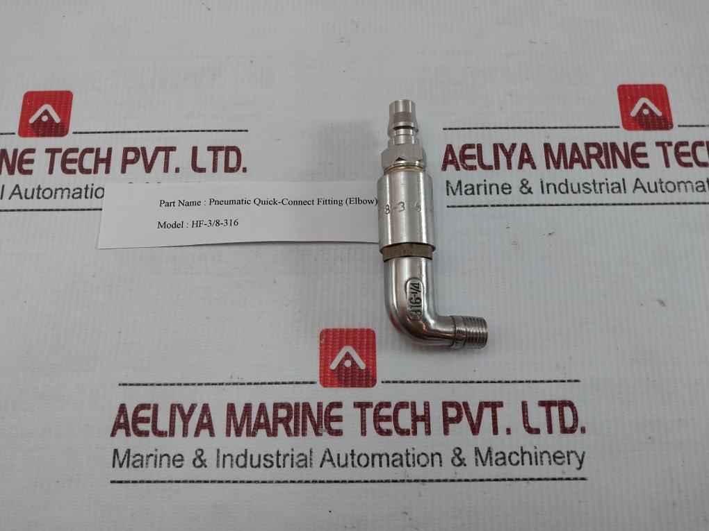 Hf-3/8-316 Pneumatic Quick-connect Fitting(Elbow)