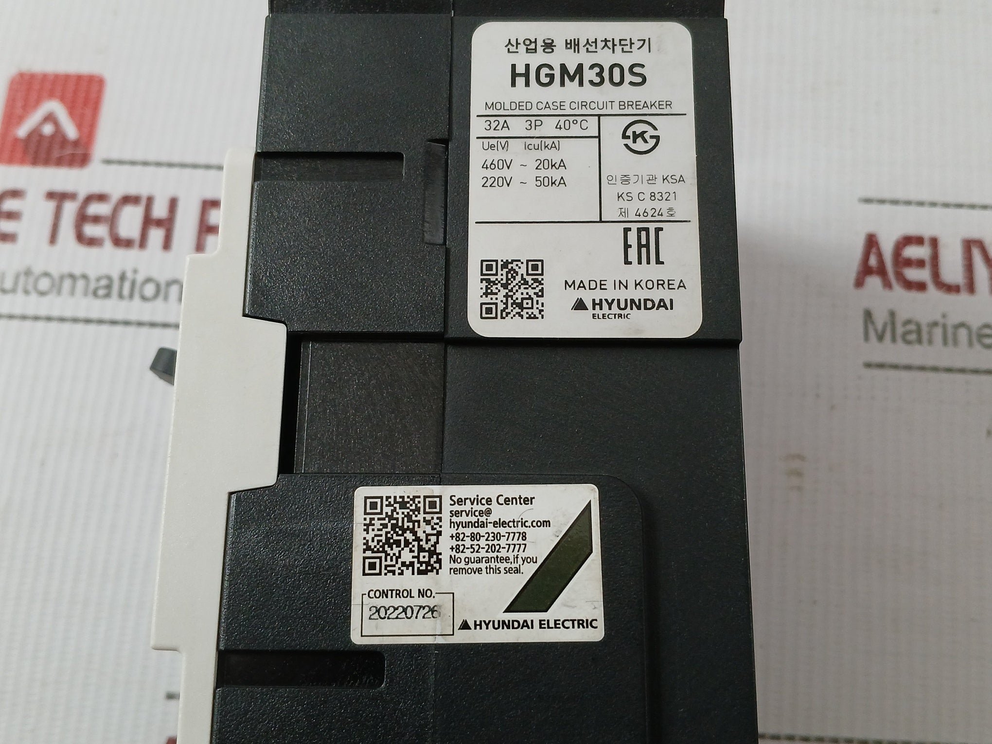 Hgm-30s-F-Molded-Case-Circuit-Breaker-1000v-8kv-Hyundai-9