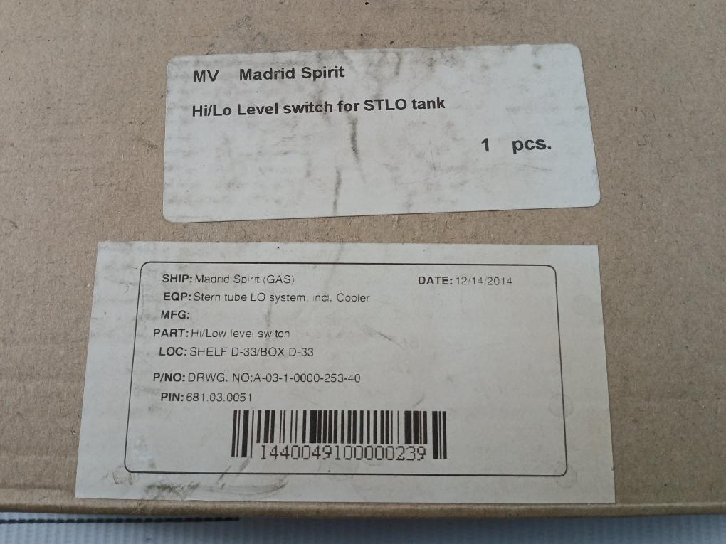 Hi-Low-Level-Switch-For-Stlo-Tank-Dc10-35V-250Ma-Endress-Hauser-Ftl20-0020-208043-7