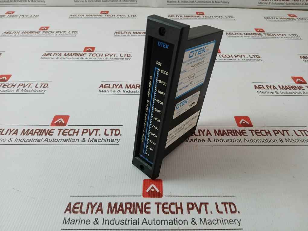 Hi-q101-030-0000-a1 Digital Bar Graph Display 0-6000 Psi Otek