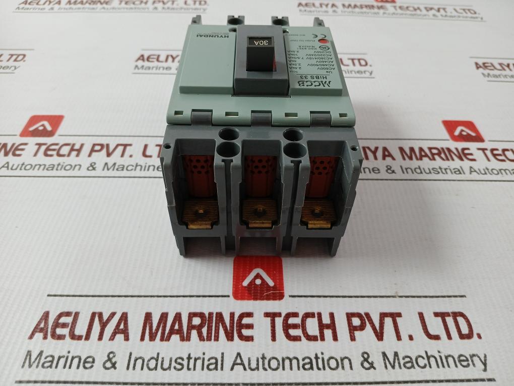 Hibs 33 Molded Case Circuit Breaker Hyundai Ac220/240V 50/60Hz