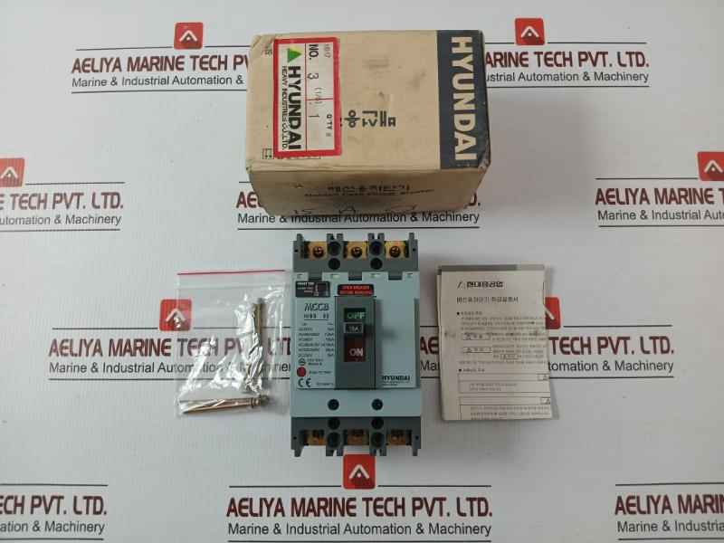 Hibs 63 Molded Case Circuit Breaker Ac200V-480V 50/60Hz Hyundai