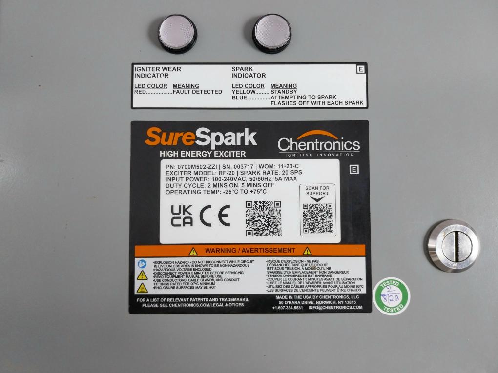 High-Energy-Exciter-Module-240Vac-50-60Hz-5A-Max-Chentronics-Surespark-RF-20-210371-8
