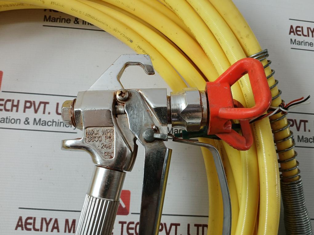 High Pressure Hose 3600 Psi 248 Bar 25Mpa 80Mpa 15 Meter 13Mmx6Mm