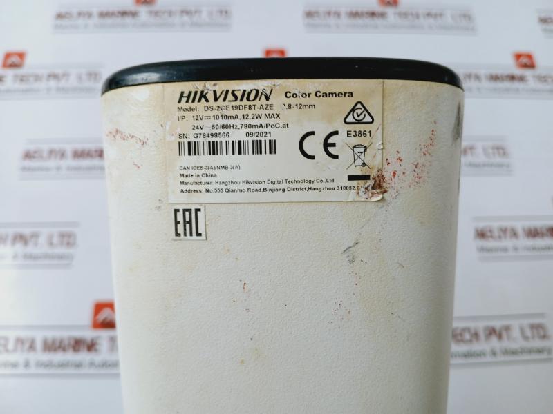 HikVision Ds-2Ce19Df8T-aze Color Motorized Varifocal Camera 2.8-12Mm