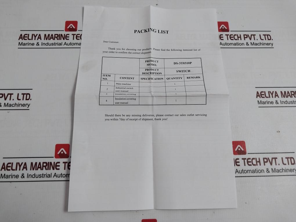 Hikvision Ds-3T0310P 4/8 Series Ethernet Switch Set 600V