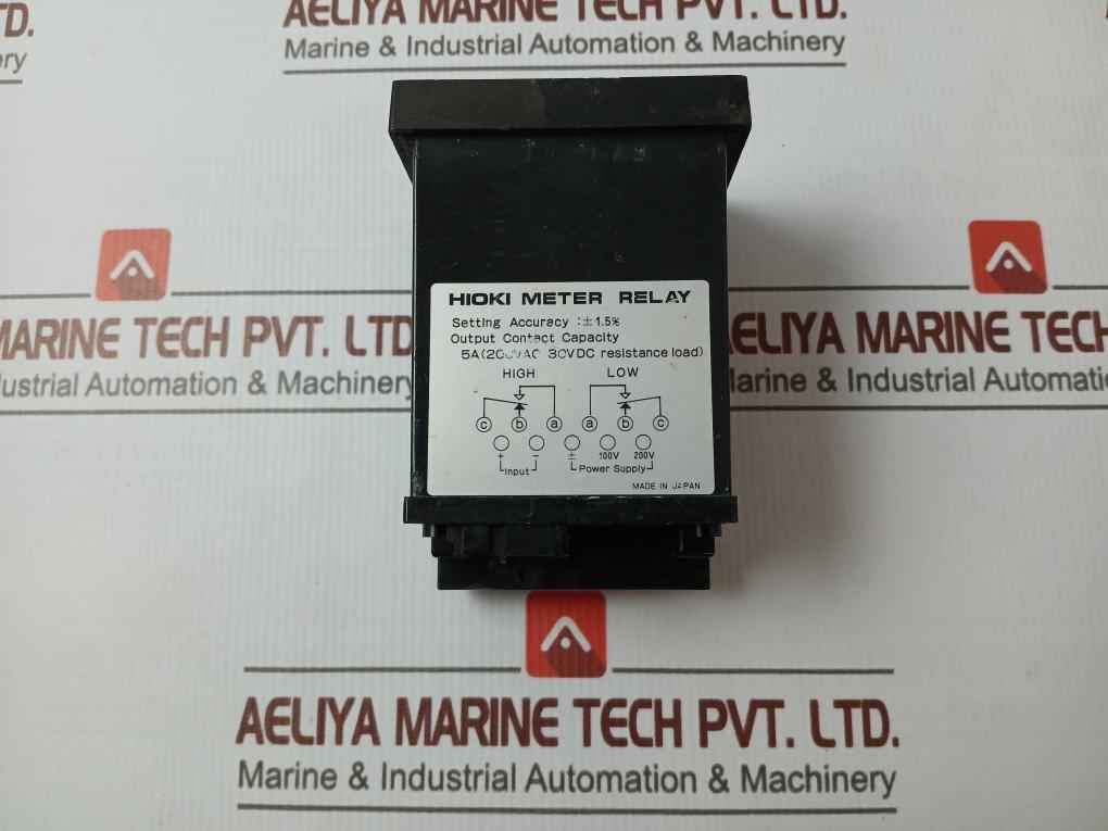 Hioki 2101 Ammeter Relay Class 2.5 0-5/15A 100-200V
