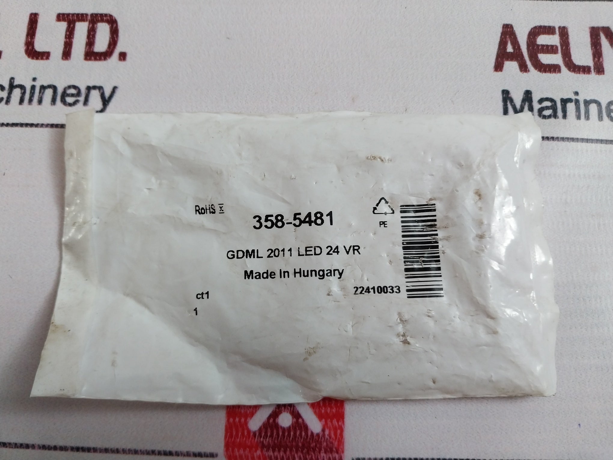 Hirschmann Gdml 2011 Solenoid Valve Connector Led 24 Vr