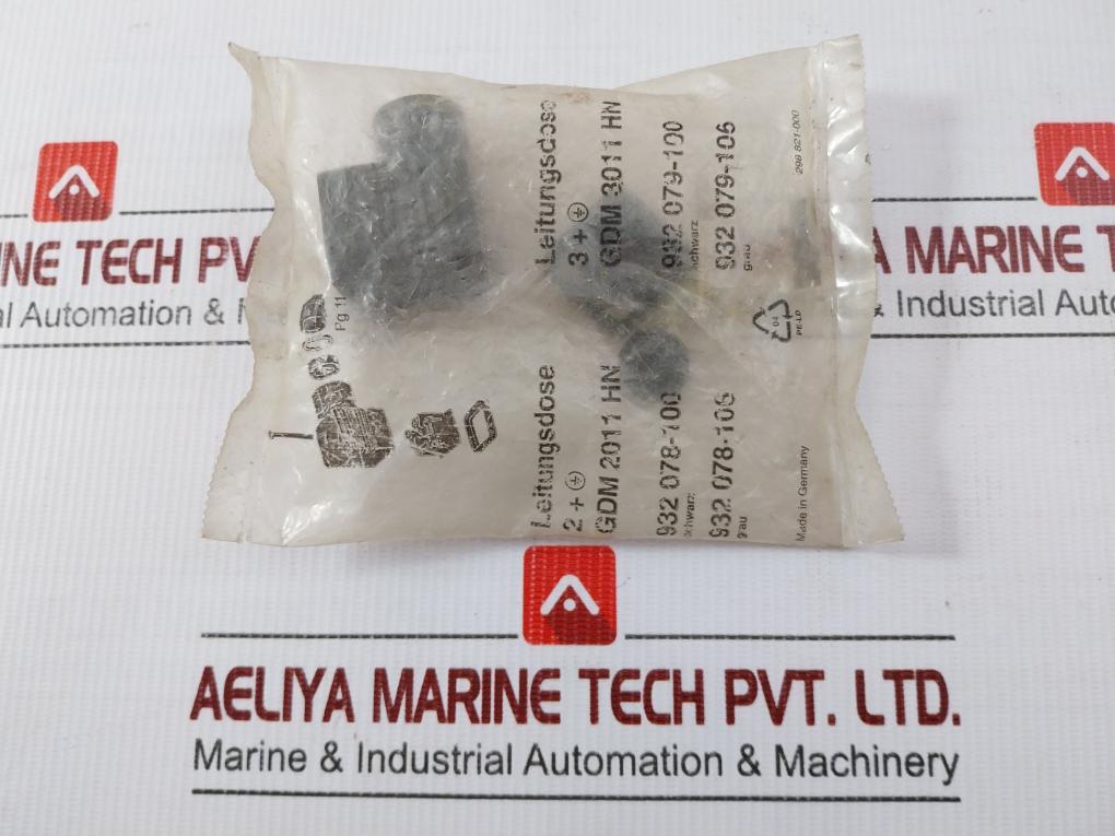 Hirschmann Solenoid Valve Connector Set 10A/250V Part No Gdm 2011 Hn