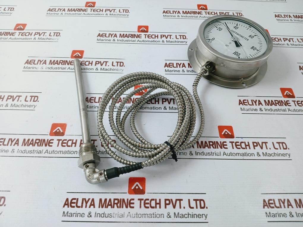 Hisco 0 to 100?C Thermometer E90002460 2/1