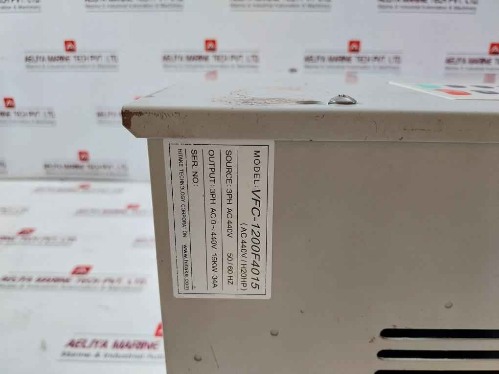Hitake Vfc-1200F4015 Variable Frequency Controller 15-20Hp-drv15 Ac440V 50/60Hz