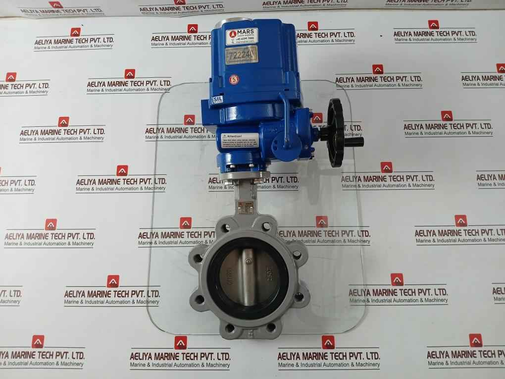 Hkc Hq-0083500100 Electric Part Turn Actuator Flanged W/ Butterfly Valve 3Ph