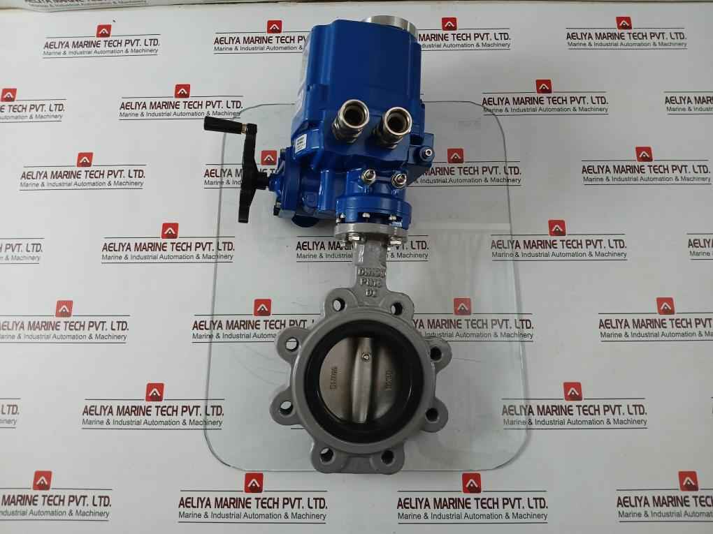 Hkc Hq-0083500100 Electric Part Turn Actuator Flanged W/ Butterfly Valve 3Ph