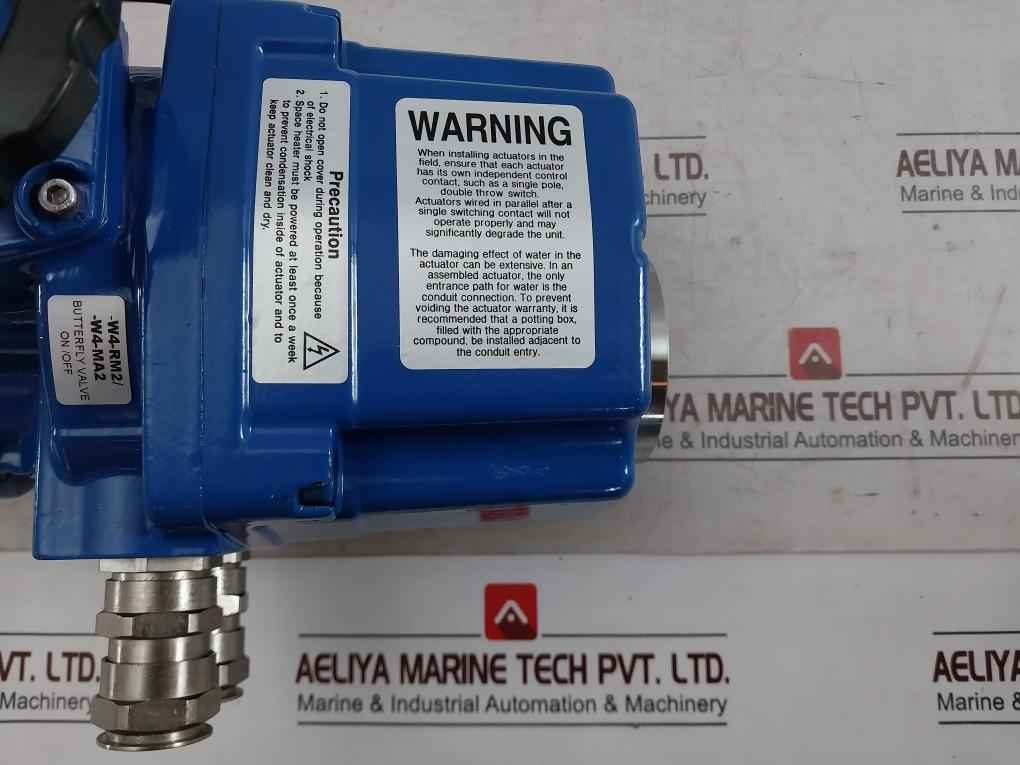 Hkc Hq-0083500100 Electric Part Turn Actuator Flanged W/butterfly Valve